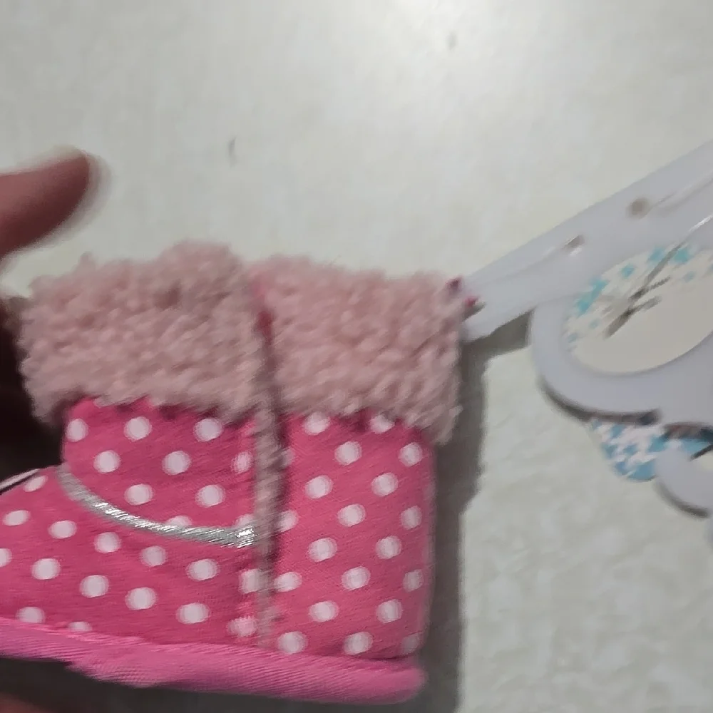 Disney Pink‎ Minnie Mouse Slippers with Plush Lining